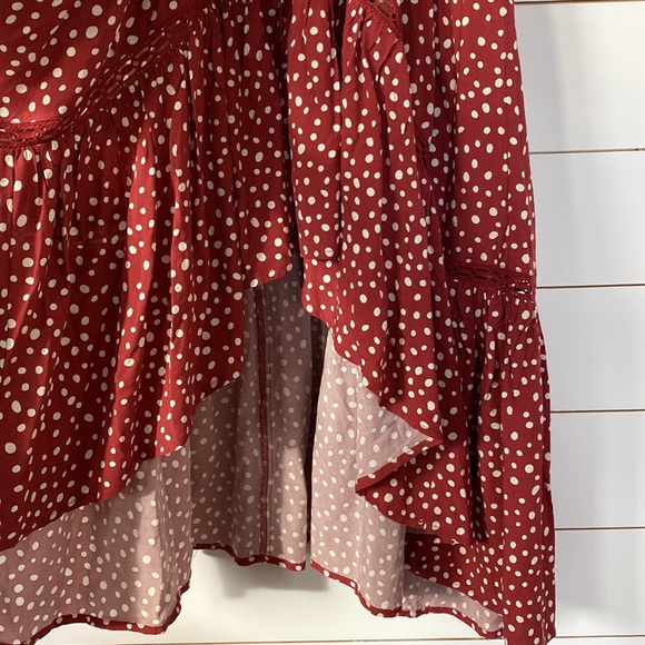 High Low Maxi Dress - rust red - Picture 7 of 7